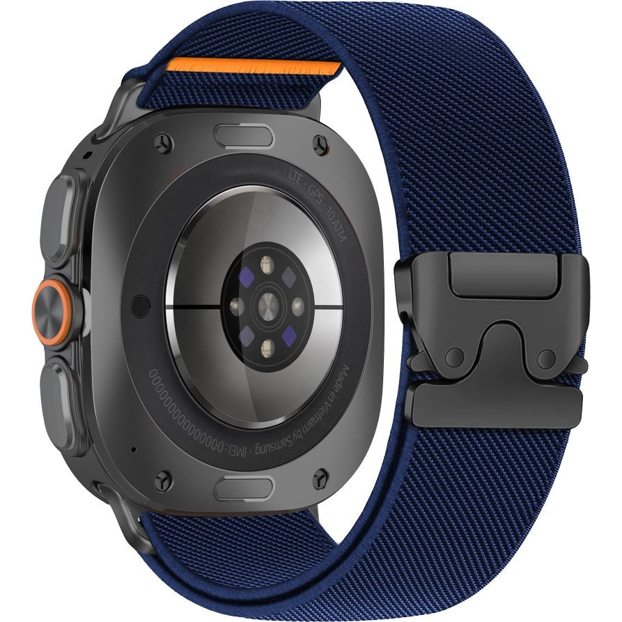 Armband für Galaxy Watch Ultra 2 / Ultra, Tech-Protect Nylon Clasp, Dunkelblau