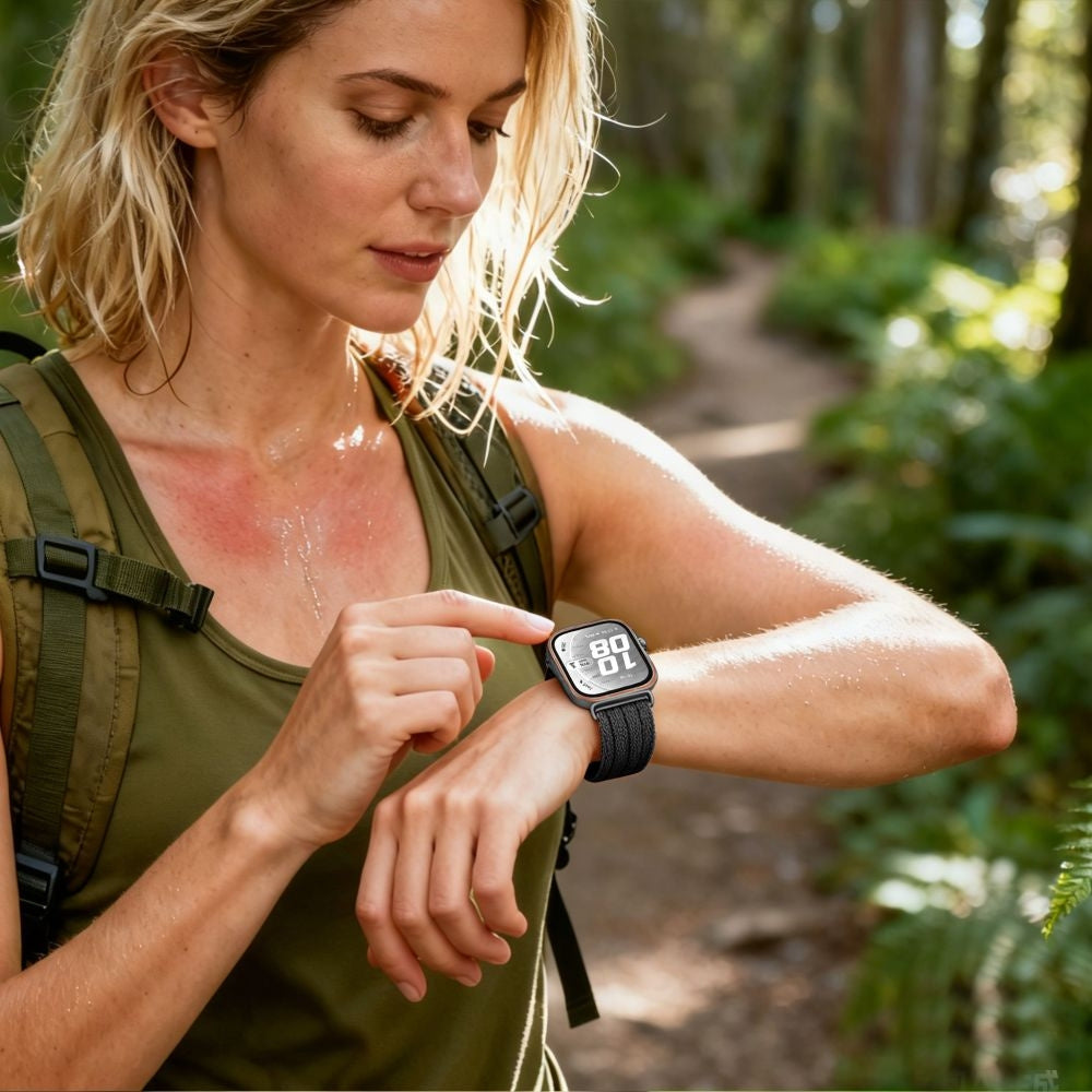 Nylon Armband für Huawei Watch Fit 5 / 5 Pro / 4 / 4 Pro / 3, Tech-Protect, Schwarz