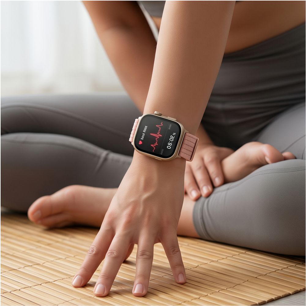 Nylon Armband für Huawei Watch Fit 5 / 5 Pro / 4 / 4 Pro / 3, Tech-Protect, Rosa