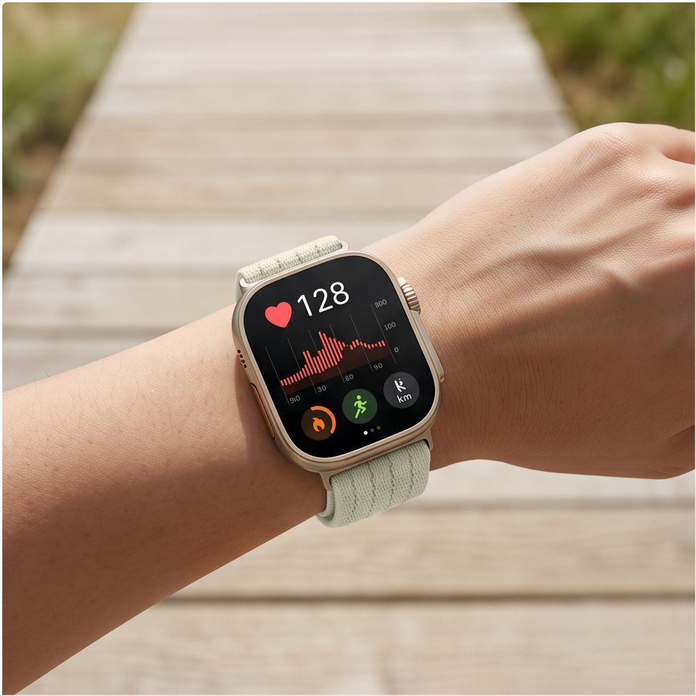 Nylon Armband für Huawei Watch Fit 5 / 5 Pro / 4 / 4 Pro / 3, Tech-Protect, Creme