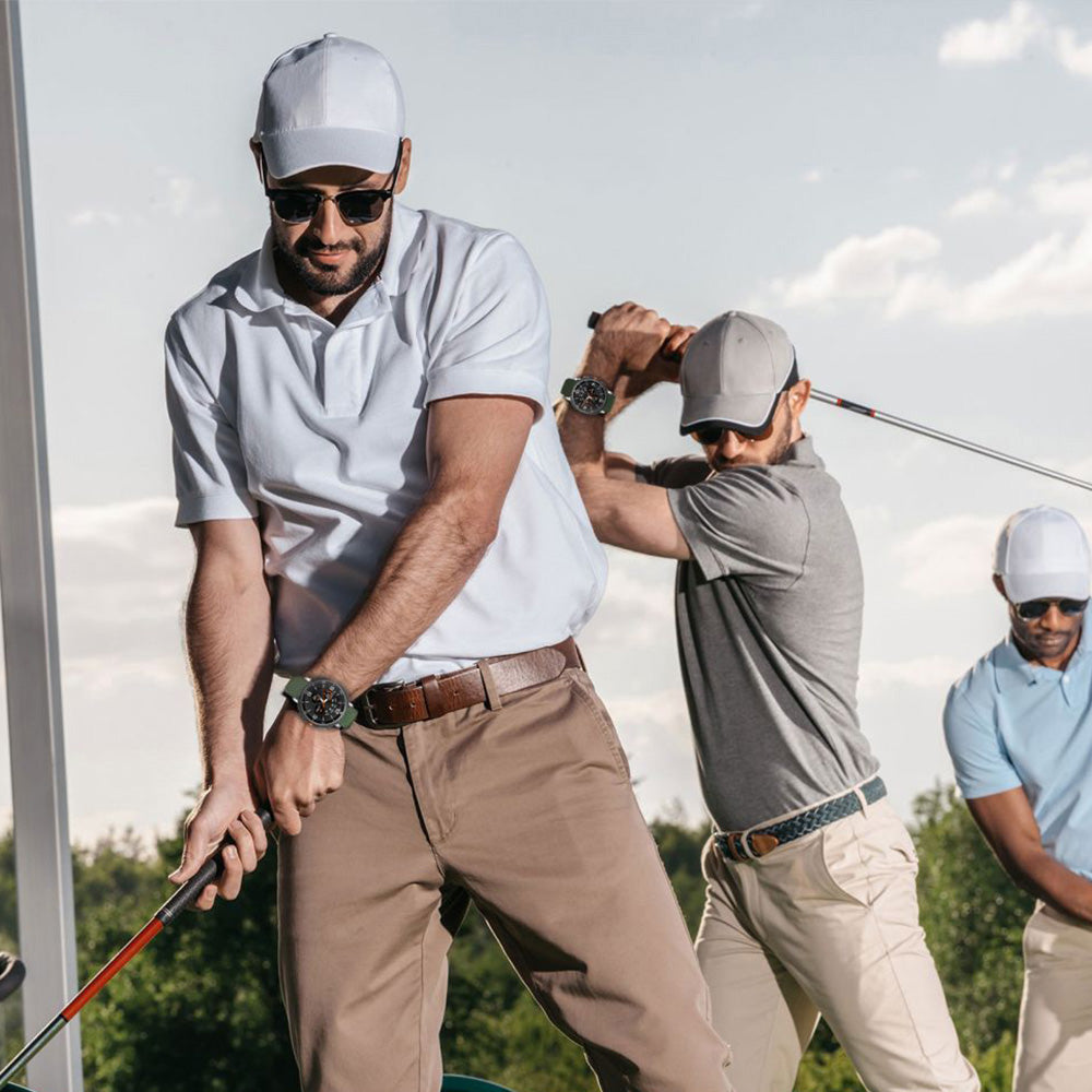 Armband für Galaxy Watch 8 40 mm / 44 mm / 8 Classic 46 mm, Tech-Protect Nylon Pro, Dunkelgrün