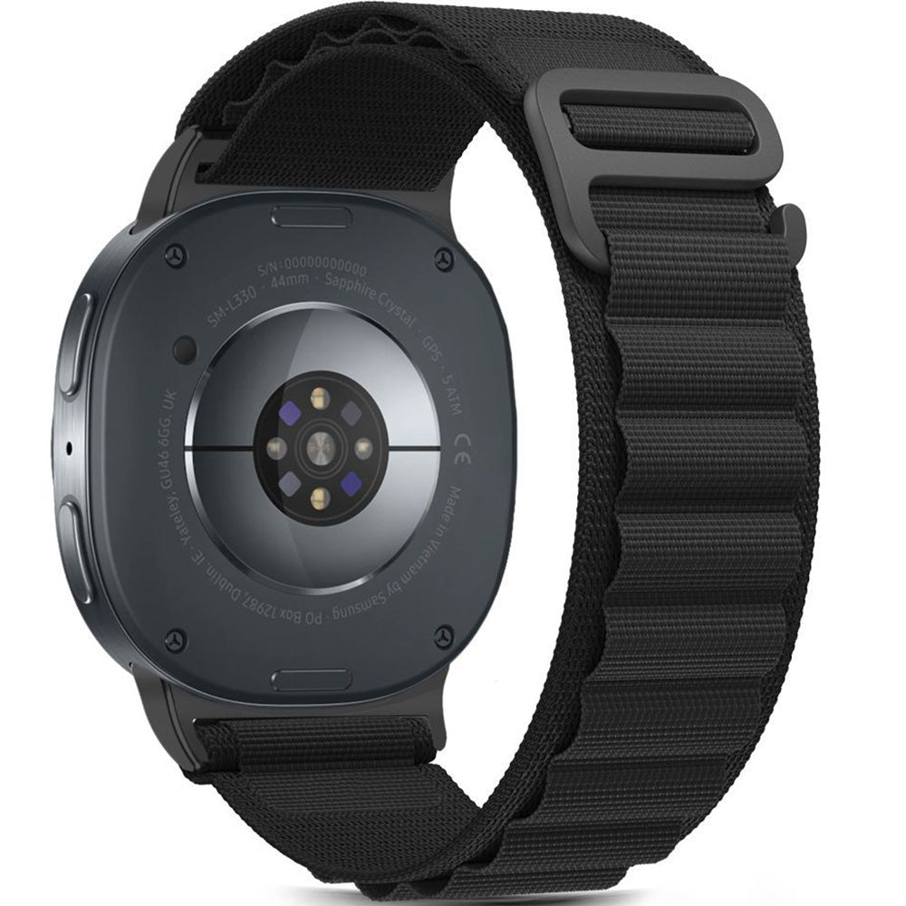 Armband für Galaxy Watch 8 40 mm / 44 mm / 8 Classic 46 mm, Tech-Protect Nylon Pro, Schwarz