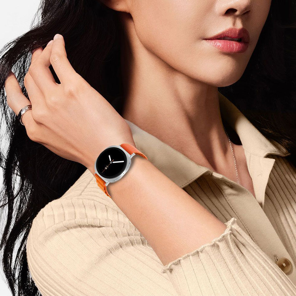 Armband für Galaxy Watch 8 40 mm / 44 mm / 8 Classic 46 mm, Tech-Protect Nylon Pro, Orange