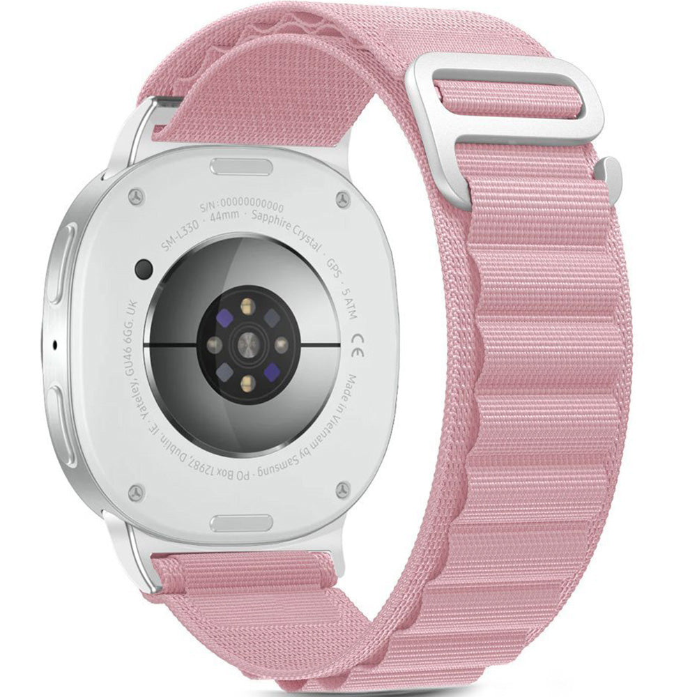 Armband für Galaxy Watch 8 40 mm / 44 mm / 8 Classic 46 mm, Tech-Protect Nylon Pro, Rosa