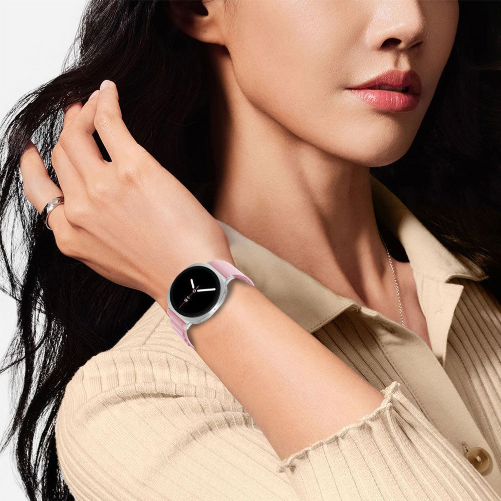 Armband für Galaxy Watch 8 40 mm / 44 mm / 8 Classic 46 mm, Tech-Protect Nylon Pro, Rosa