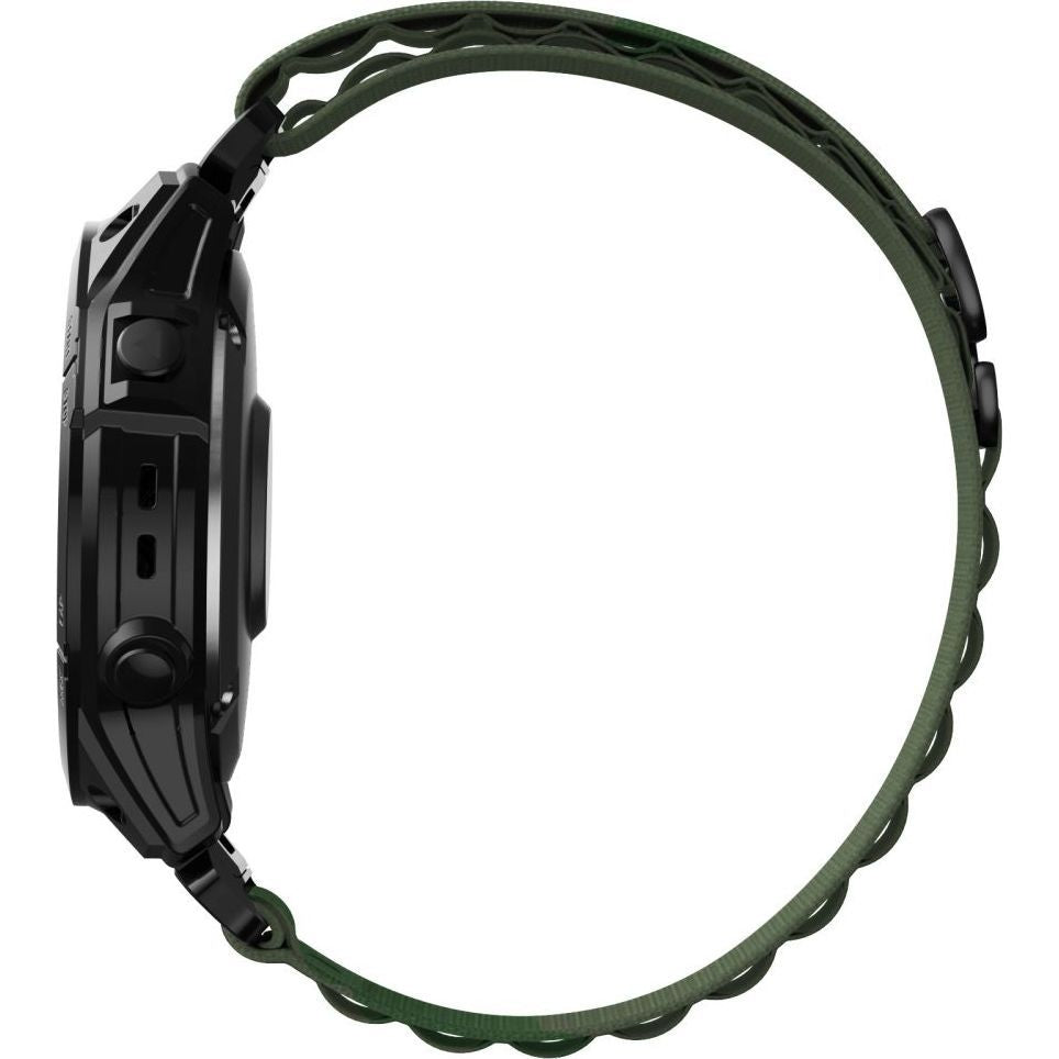 Armband für Garmin Fenix 7 Pro / 7 / 6 Pro / 6 / 5, Tech Protect Nylon Pro, QuickFit 22mm, Grün