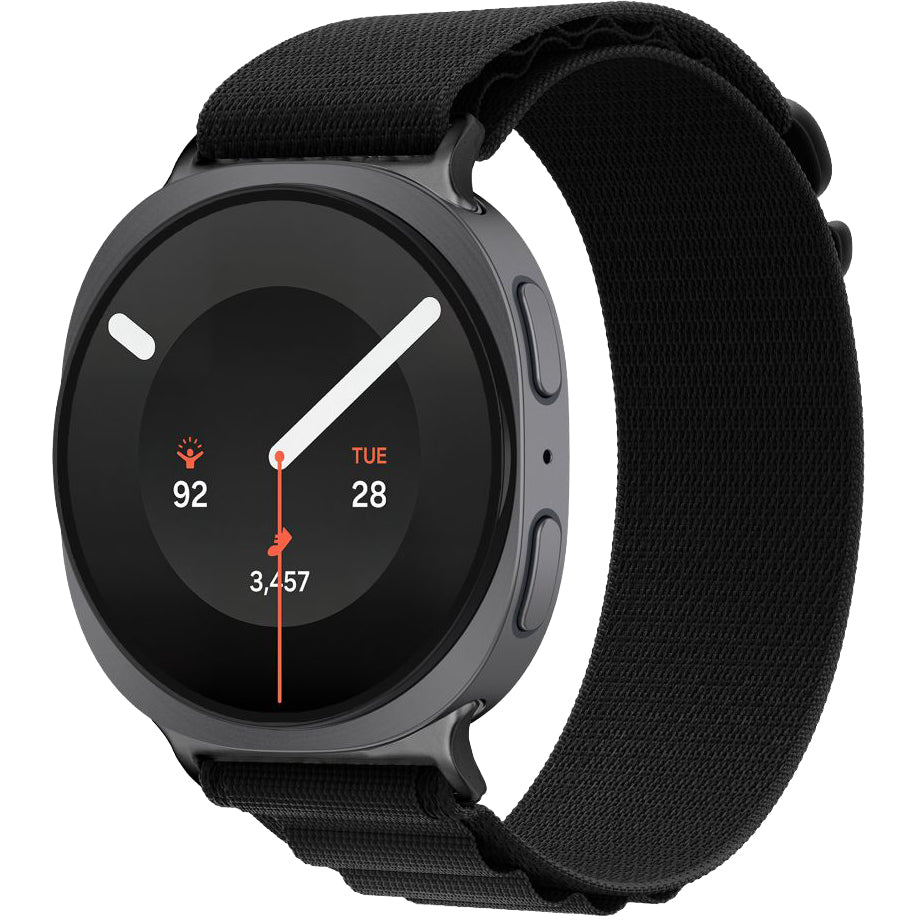 Armband für Galaxy Watch 9 40 mm / 44 mm / 8 40 mm / 44 mm / 8 Classic 46 mm, Tech-Protect Nylon Pro, Schwarz