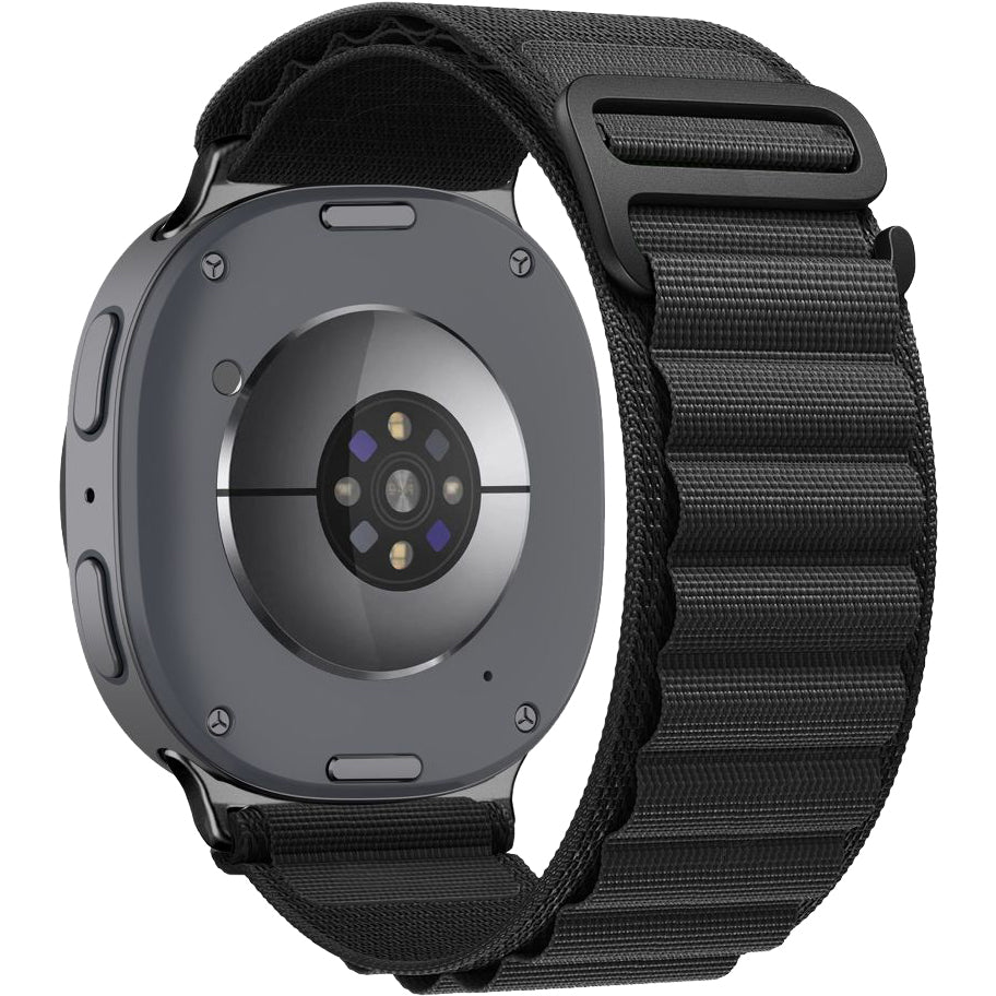 Armband für Galaxy Watch 9 40 mm / 44 mm / 8 40 mm / 44 mm / 8 Classic 46 mm, Tech-Protect Nylon Pro, Schwarz