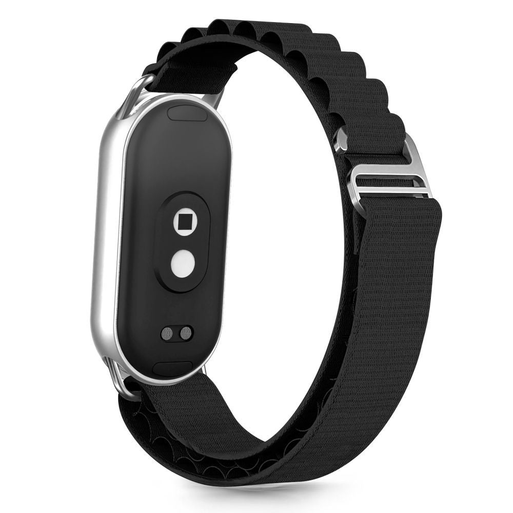 Armband für Xiaomi Smart Band 8 / 9 / 10 / NFC, Tech-Protect Nylon Pro, Schwarz