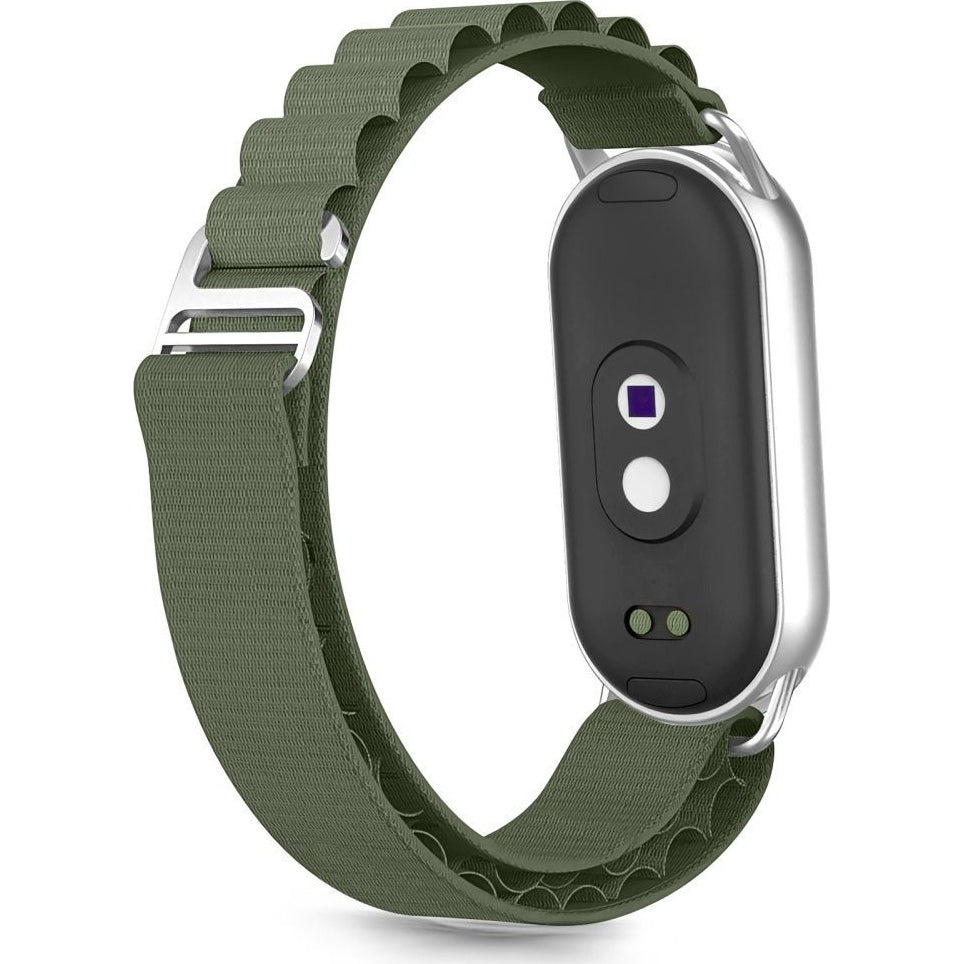 Armband für Xiaomi Smart Band 10 / 9 / 9 NFC / 8, Tech-Protect Nylon Pro, Grün