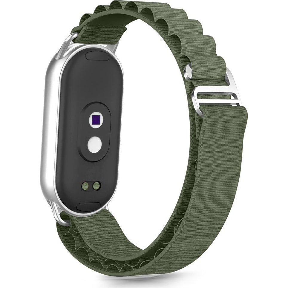 Armband für Xiaomi Smart Band 10 / 9 / 9 NFC / 8, Tech-Protect Nylon Pro, Grün