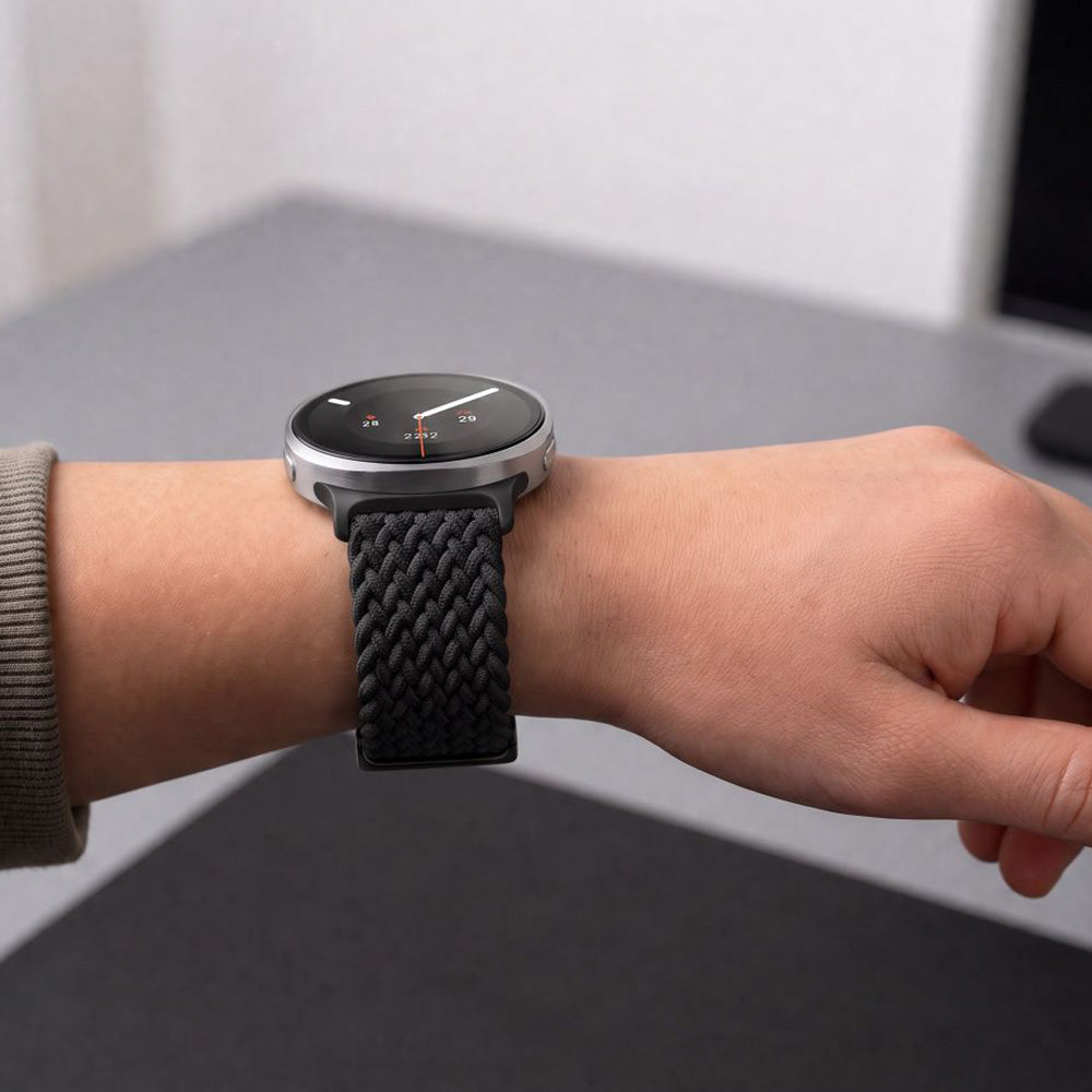 Armband für Galaxy Watch 9 40 mm / 44 mm / 8 40 mm / 44 mm / 8 Classic, Tech-Protect Nylonmag, Schwarz