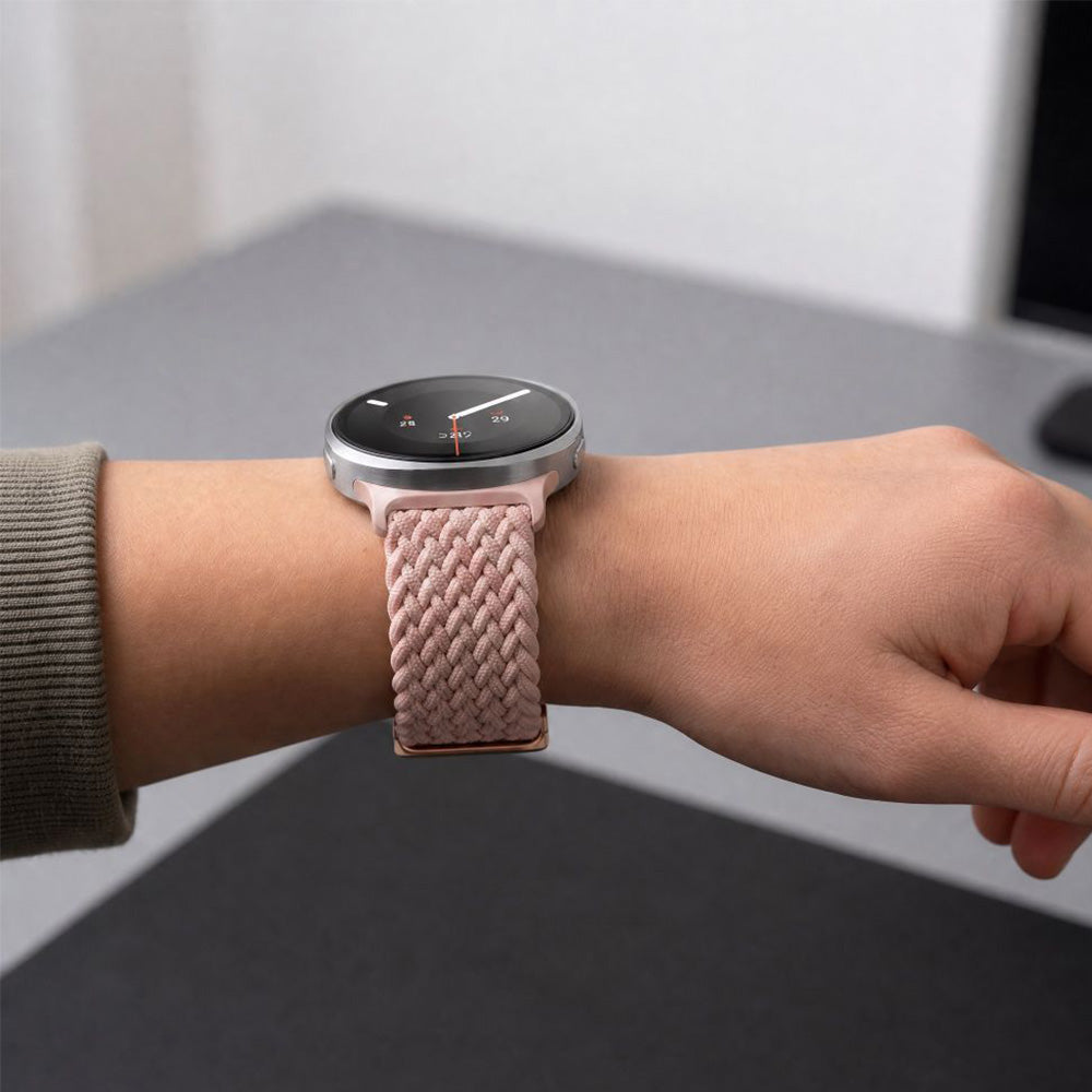 Armband für Galaxy Watch 9 40 mm / 44 mm / 8 40 mm / 44 mm / 8 Classic, Tech-Protect Nylonmag, Rosa