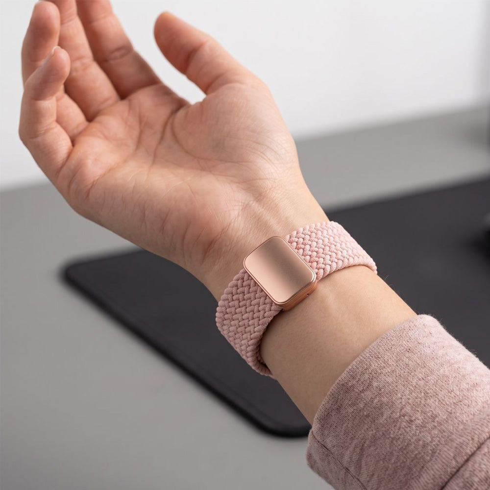 Armband für Galaxy Watch 9 40 mm / 44 mm / 8 40 mm / 44 mm / 8 Classic, Tech-Protect Nylonmag, Rosa