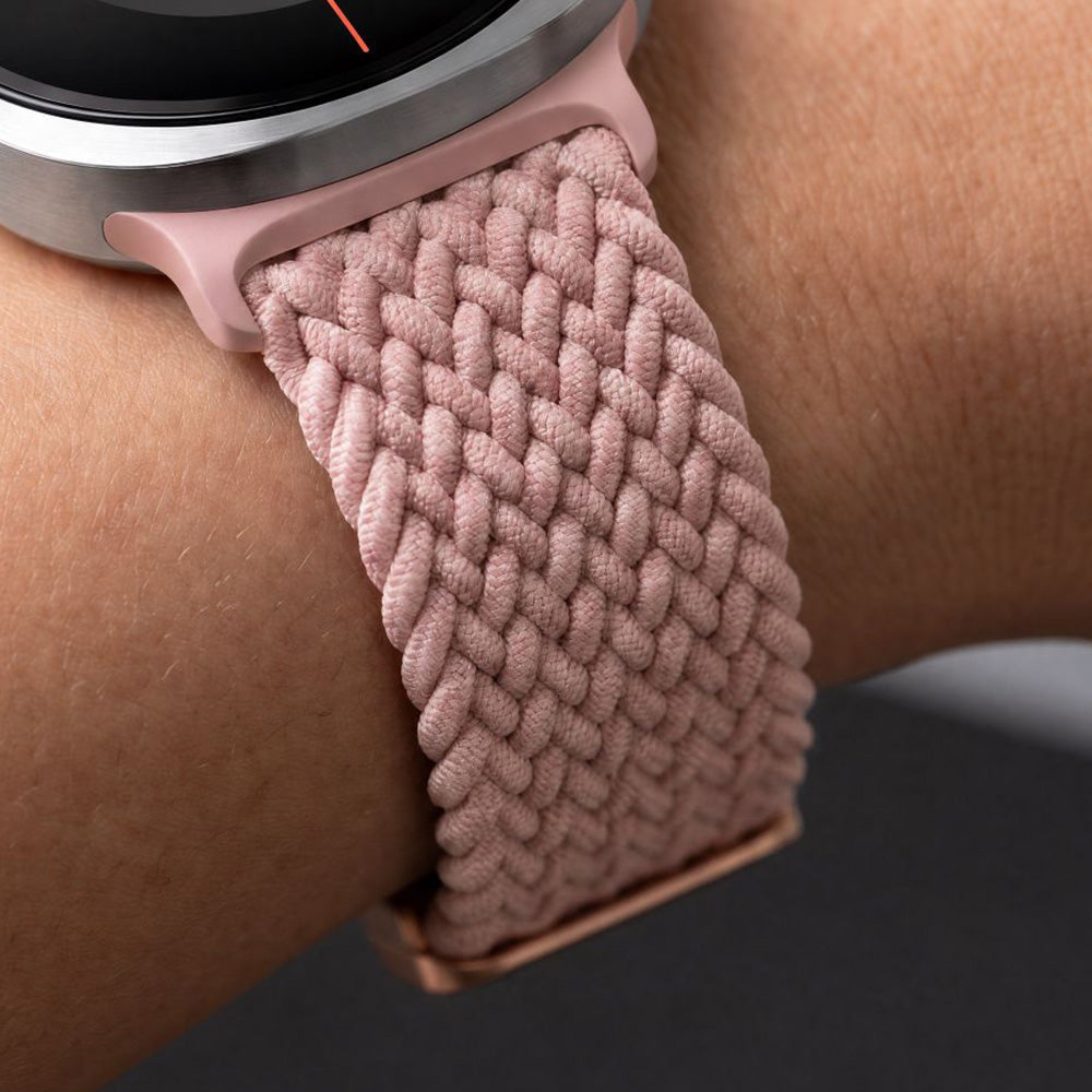 Armband für Galaxy Watch 9 40 mm / 44 mm / 8 40 mm / 44 mm / 8 Classic, Tech-Protect Nylonmag, Rosa