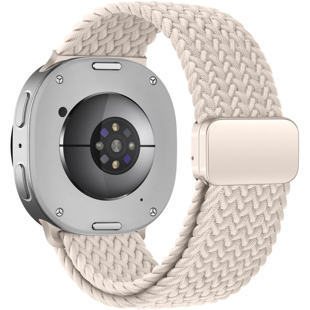 Armband für Galaxy Watch 9 40 mm / 44 mm / 8 40 mm / 44 mm / 8 Classic, Tech-Protect Nylonmag, Beige