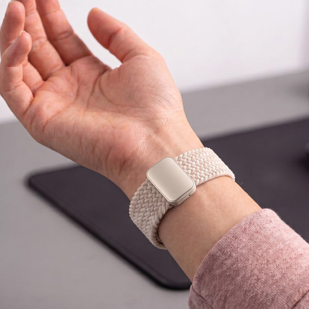 Armband für Galaxy Watch 9 40 mm / 44 mm / 8 40 mm / 44 mm / 8 Classic, Tech-Protect Nylonmag, Beige