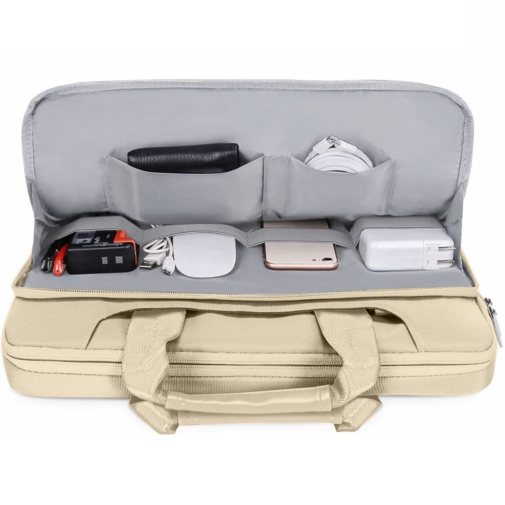Umhängetasche für 13-14“ Laptop, Tech-Protect Pocket Bag, Beige
