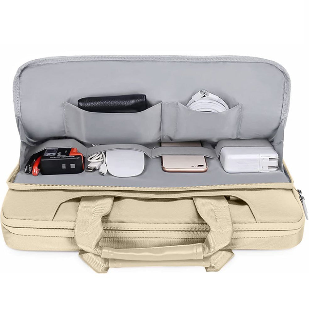 Umhängetasche für 15-16“ Laptop, Tech-Protect Pocket Bag, Beige