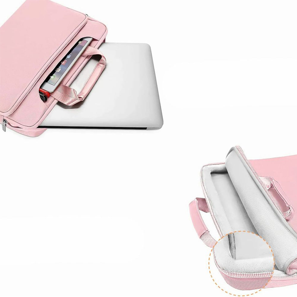 Umhängetasche für 15-16“ Laptop, Tech-Protect Pocket Bag, Rosa
