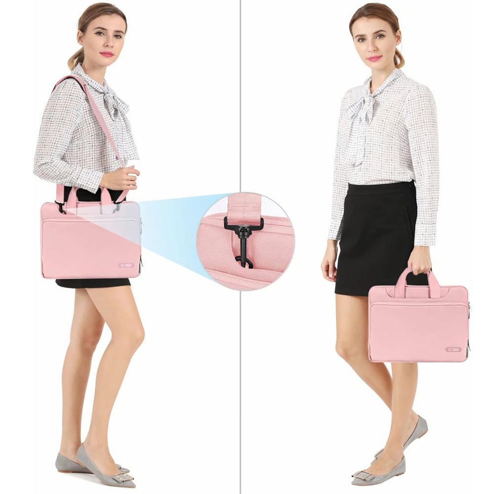 Umhängetasche für 15-16“ Laptop, Tech-Protect Pocket Bag, Rosa