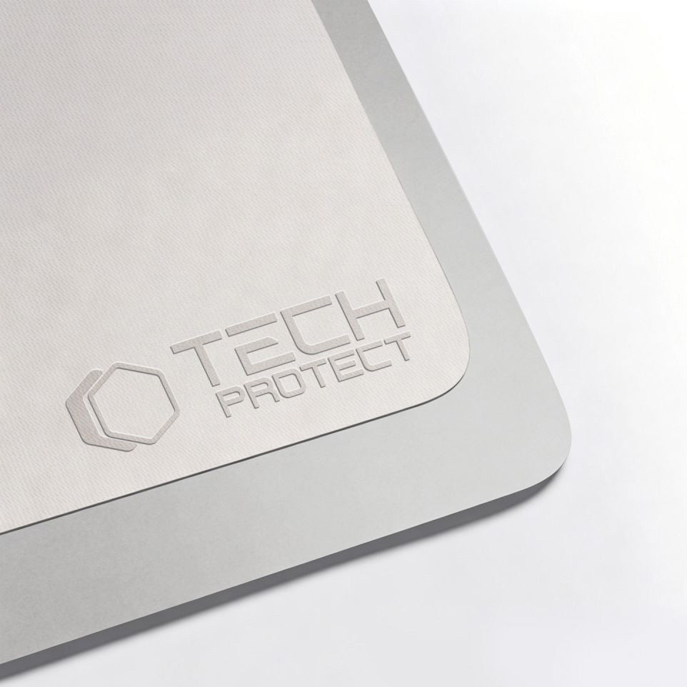 Poliertuch aus Mikrofaser Tech-Protect 29 x 19,7 cm, grau