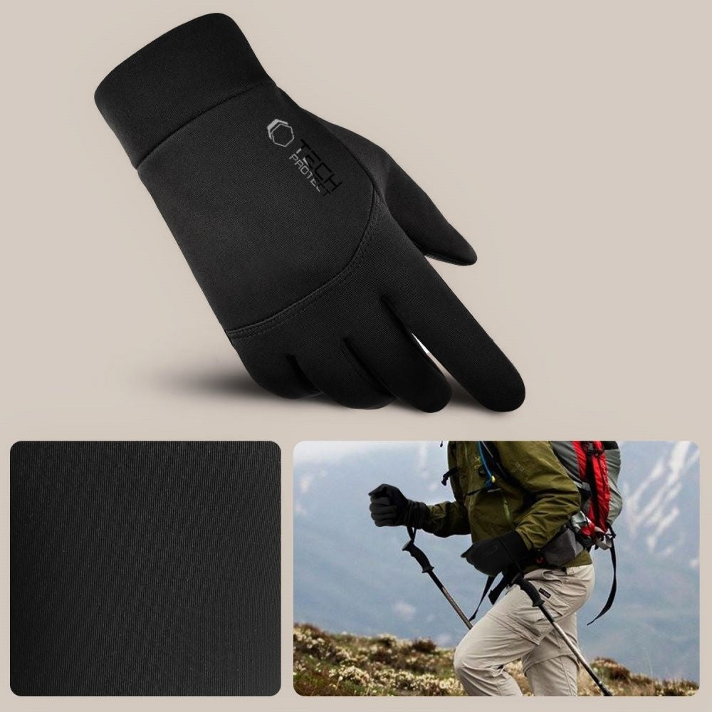 Tech-Protect WG01 Winter Touchscreen-Handschuh L, Schwarz