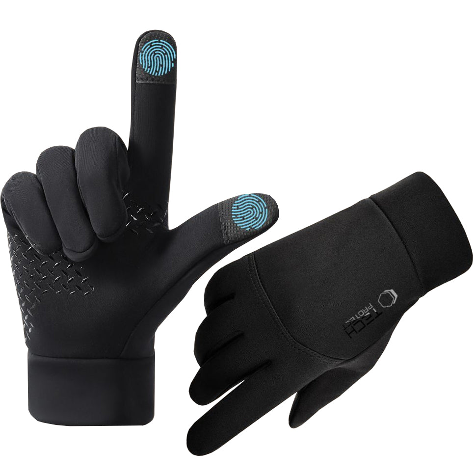 Tech-Protect WG01 Winter Touchscreen-Handschuh L, Schwarz