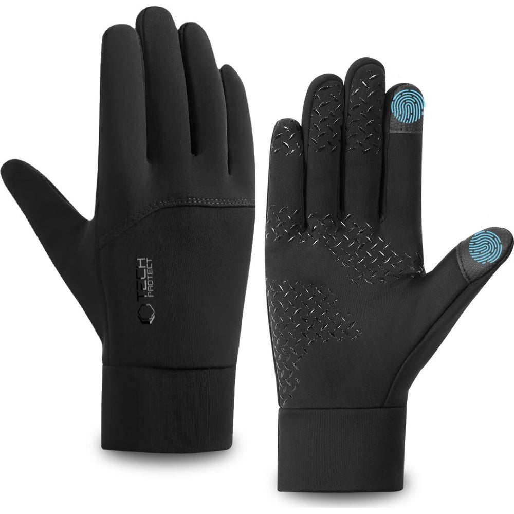 Tech-Protect WG01 Winter Touchscreen-Handschuh M, Schwarz
