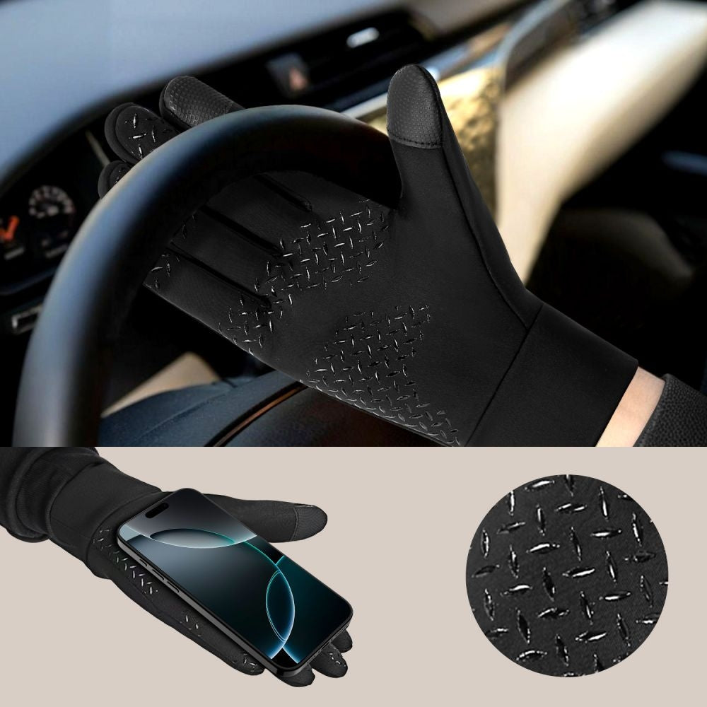 Tech-Protect WG01 Winter Touchscreen-Handschuh M, Schwarz