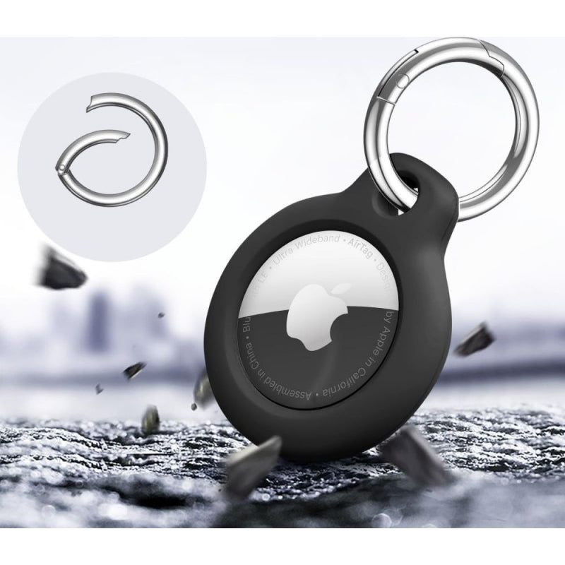 Schutzhülle für Apple AirTag Tech-Protect Rough 4-pack, Schwarz