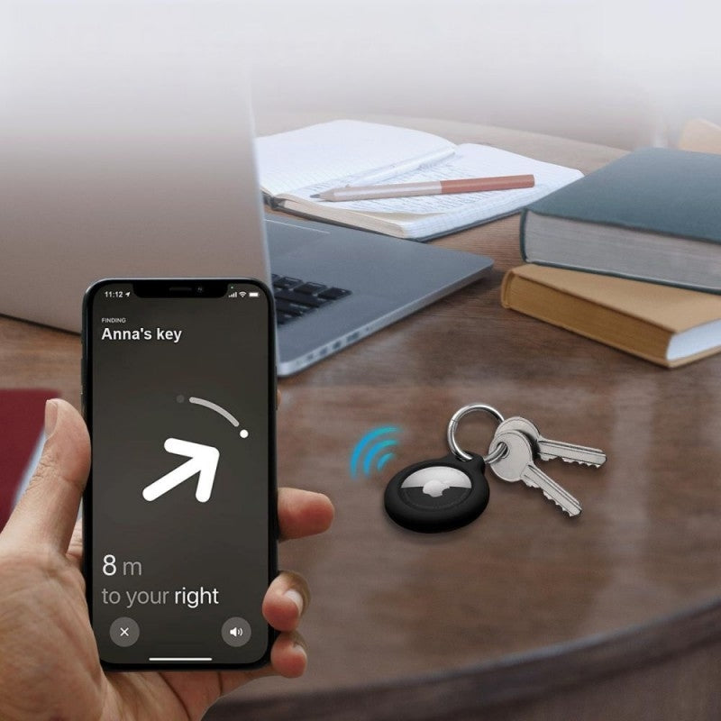 Schutzhülle für Apple AirTag Tech-Protect Rough 4-pack, Schwarz