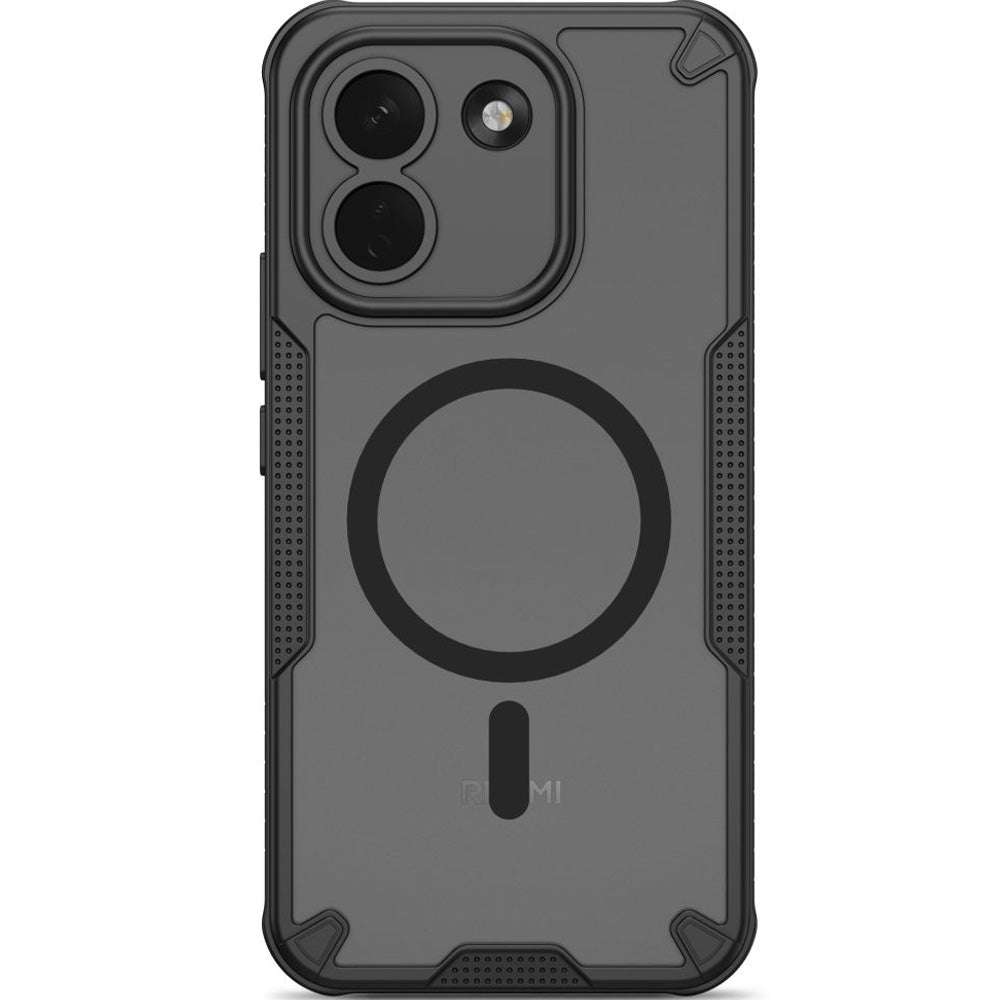 Handyhülle für Xiaomi Redmi Note 17 Pro Max 5G, Tech-Protect Rugged Shield mit MagSafe, Rauchfarben-Schwarz (3/7)