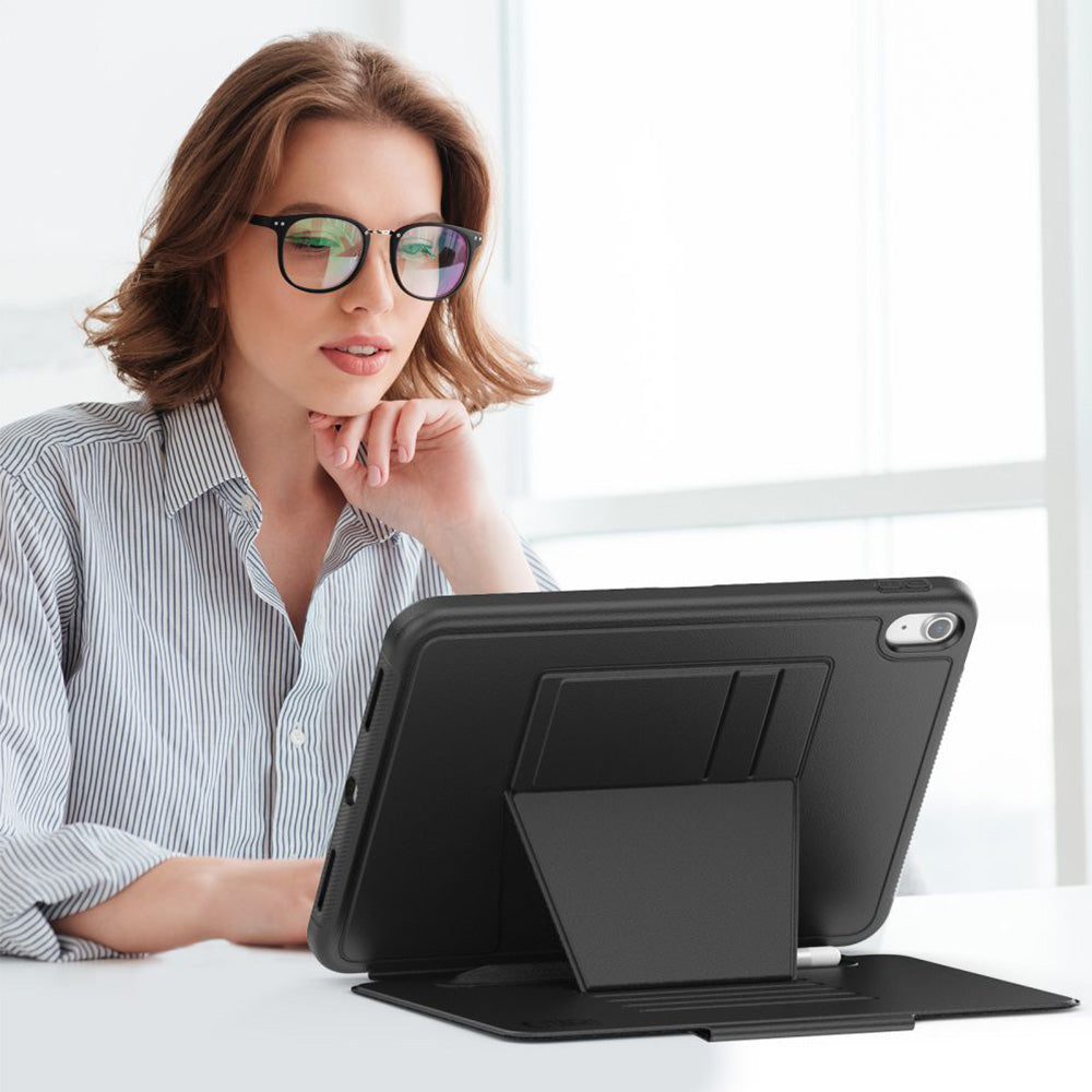 Schutzhülle mit Klappe für iPad 11 / 10 gen. 2025 / 2022, Tech-Protect SC Pen Armor, Schwarz