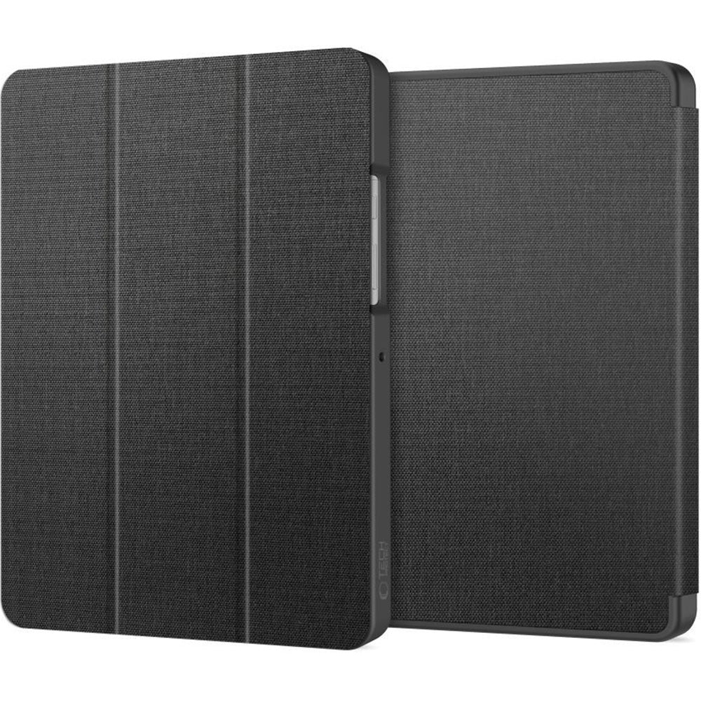Schutzhülle für Galaxy Tab A11 / Tab A9, Tech-Protect SC Pen Canvas, Schwarz-Grau