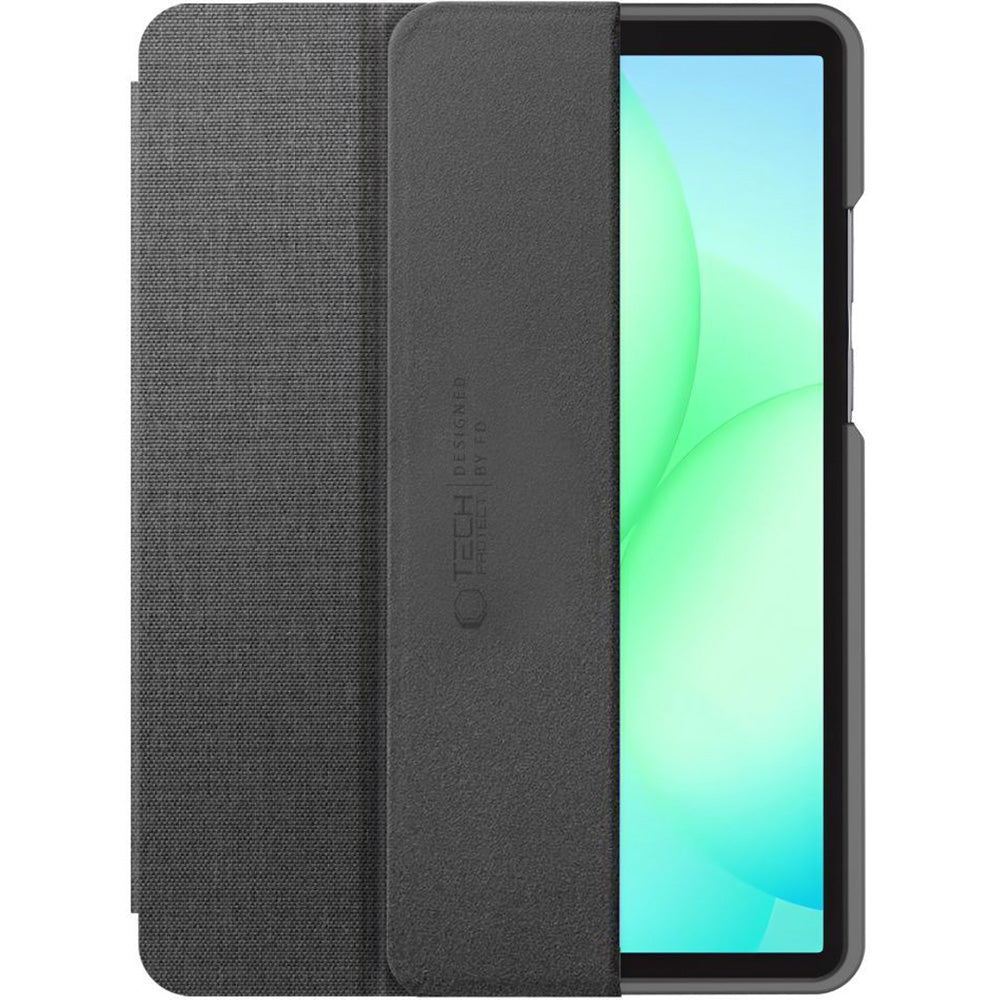 Schutzhülle für Galaxy Tab A11 / Tab A9, Tech-Protect SC Pen Canvas, Schwarz-Grau