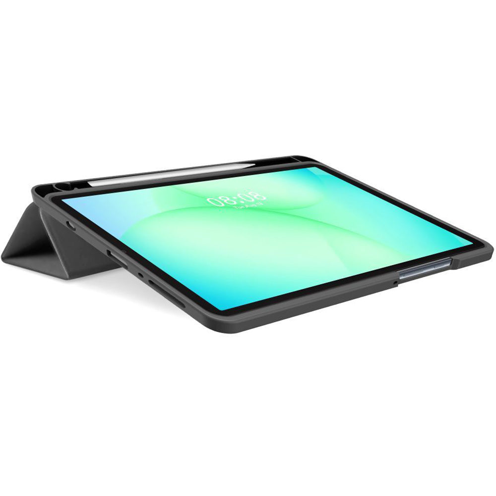 Schutzhülle für Galaxy Tab A11 / Tab A9, Tech-Protect SC Pen Canvas, Schwarz-Grau
