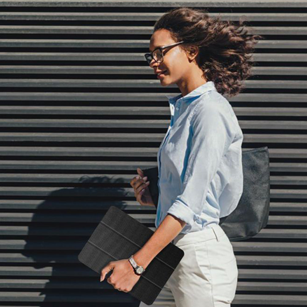 Schutzhülle für Galaxy Tab A11 / Tab A9, Tech-Protect SC Pen Canvas, Schwarz