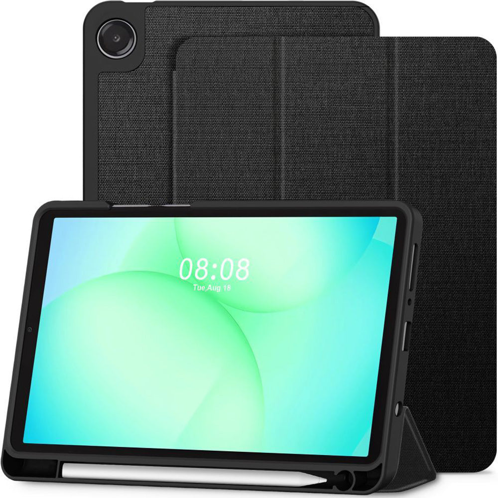 Schutzhülle für Galaxy Tab A11 / Tab A9, Tech-Protect SC Pen Canvas, Schwarz