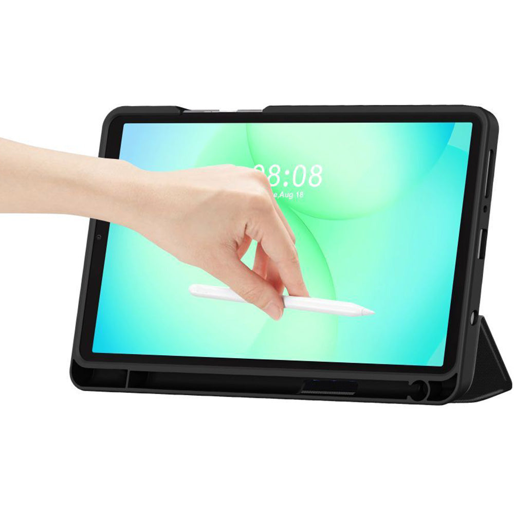 Schutzhülle für Galaxy Tab A11 / Tab A9, Tech-Protect SC Pen Canvas, Schwarz