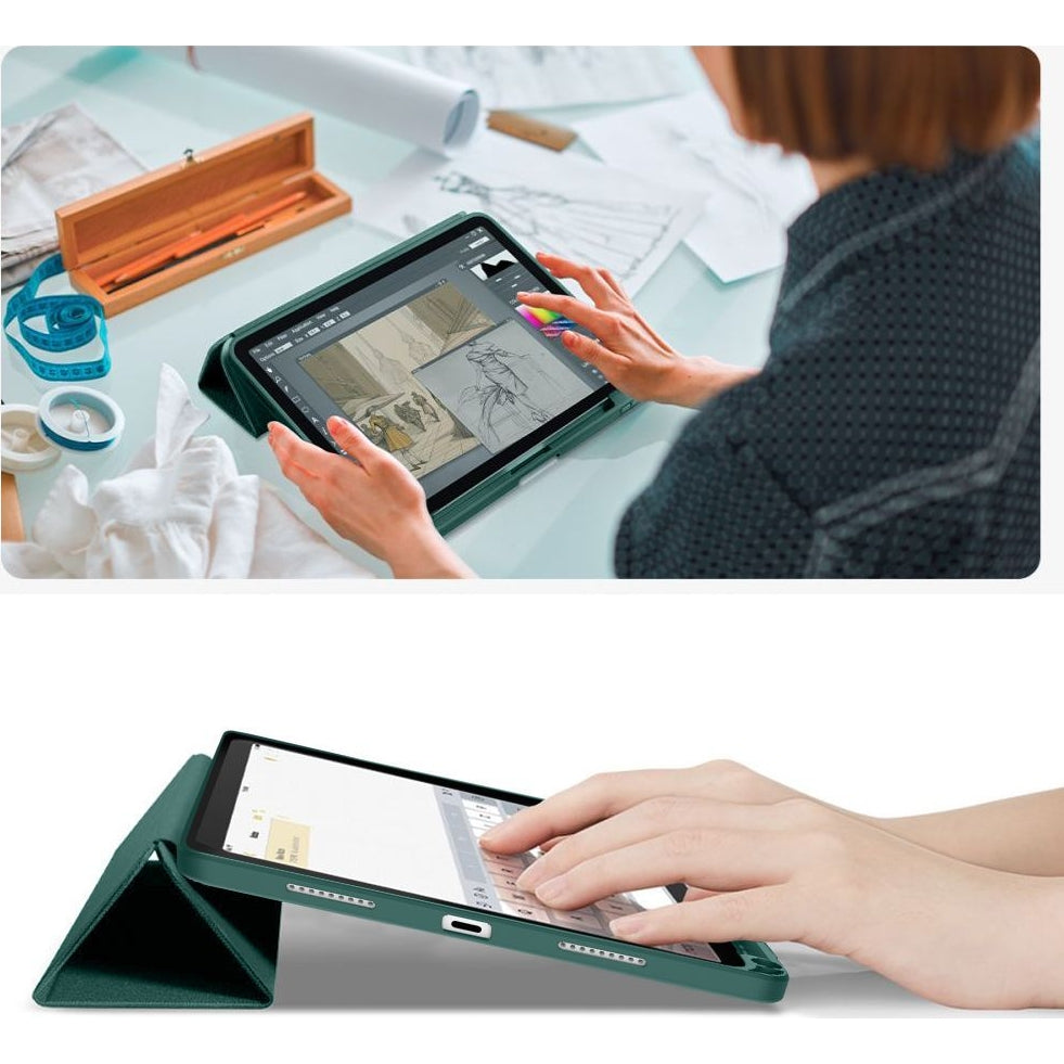 Schutzhülle für iPad 11 / 10 gen. 2025 / 2022, Tech-Protect SC Pen Canvas, Grün