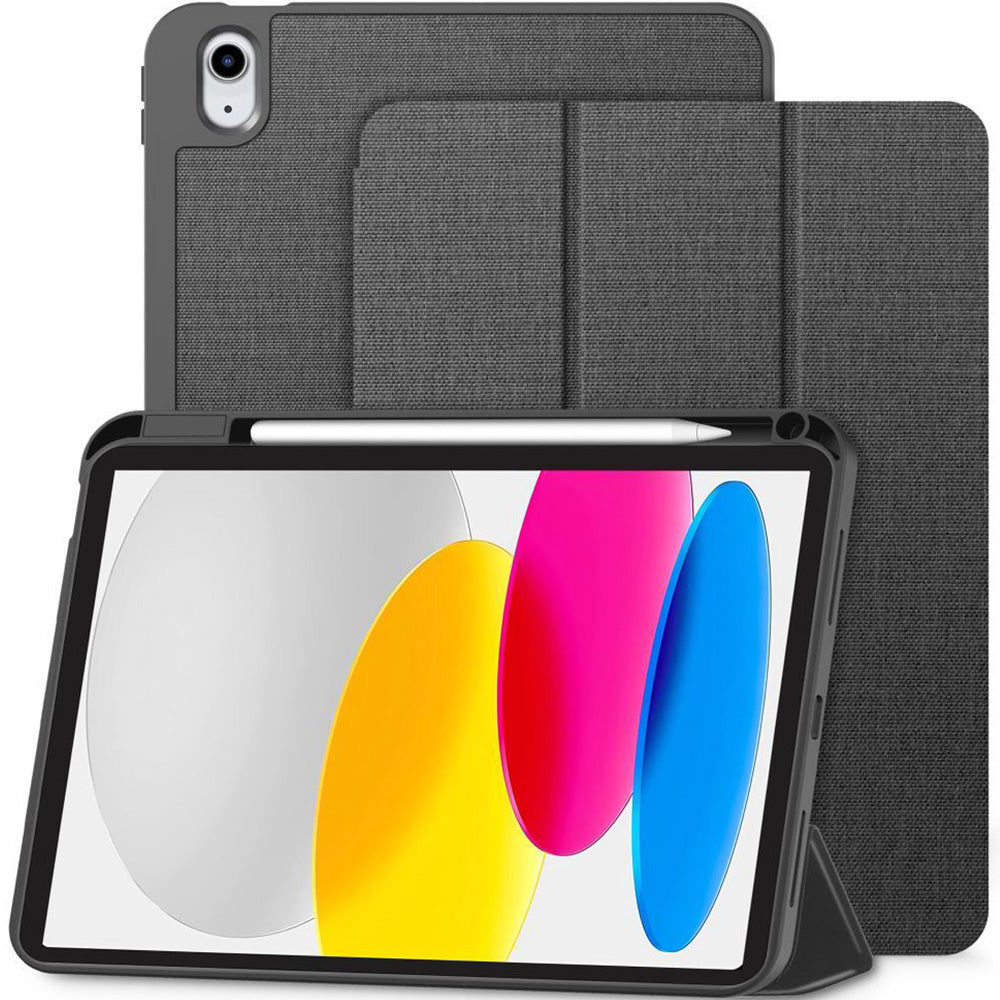 Schutzhülle für iPad 11 / 10 gen. 2025 / 2022, Tech-Protect SC Pen Canvas, Schwarz-Grau