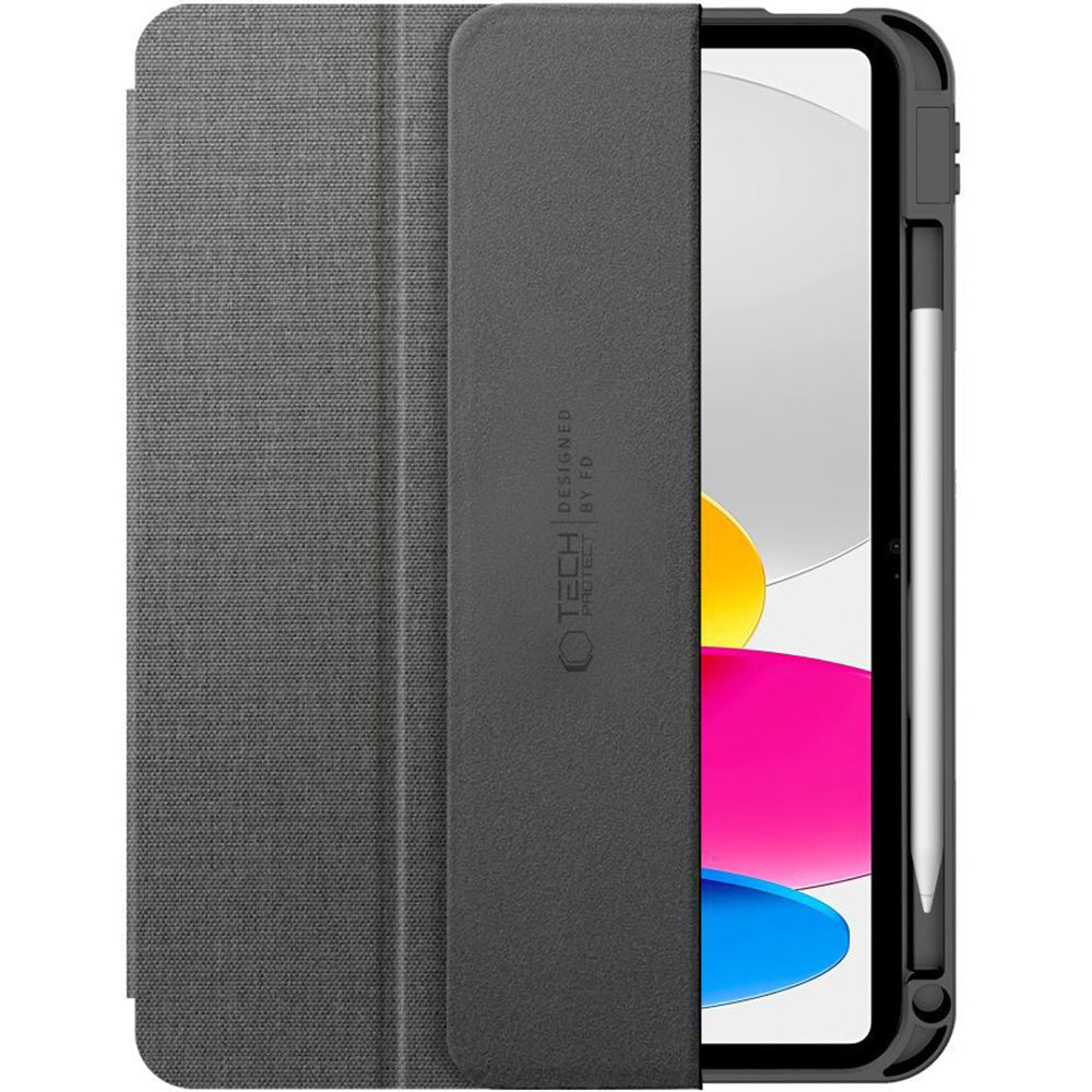 Schutzhülle für iPad 11 / 10 gen. 2025 / 2022, Tech-Protect SC Pen Canvas, Schwarz-Grau