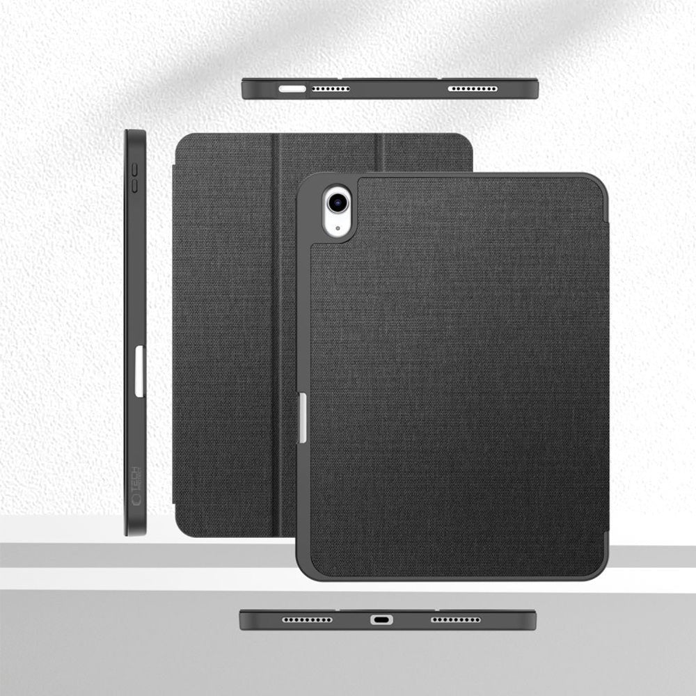 Schutzhülle für iPad 11 / 10 gen. 2025 / 2022, Tech-Protect SC Pen Canvas, Schwarz-Grau