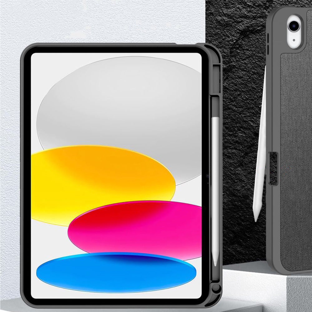 Schutzhülle für iPad 11 / 10 gen. 2025 / 2022, Tech-Protect SC Pen Canvas, Schwarz-Grau