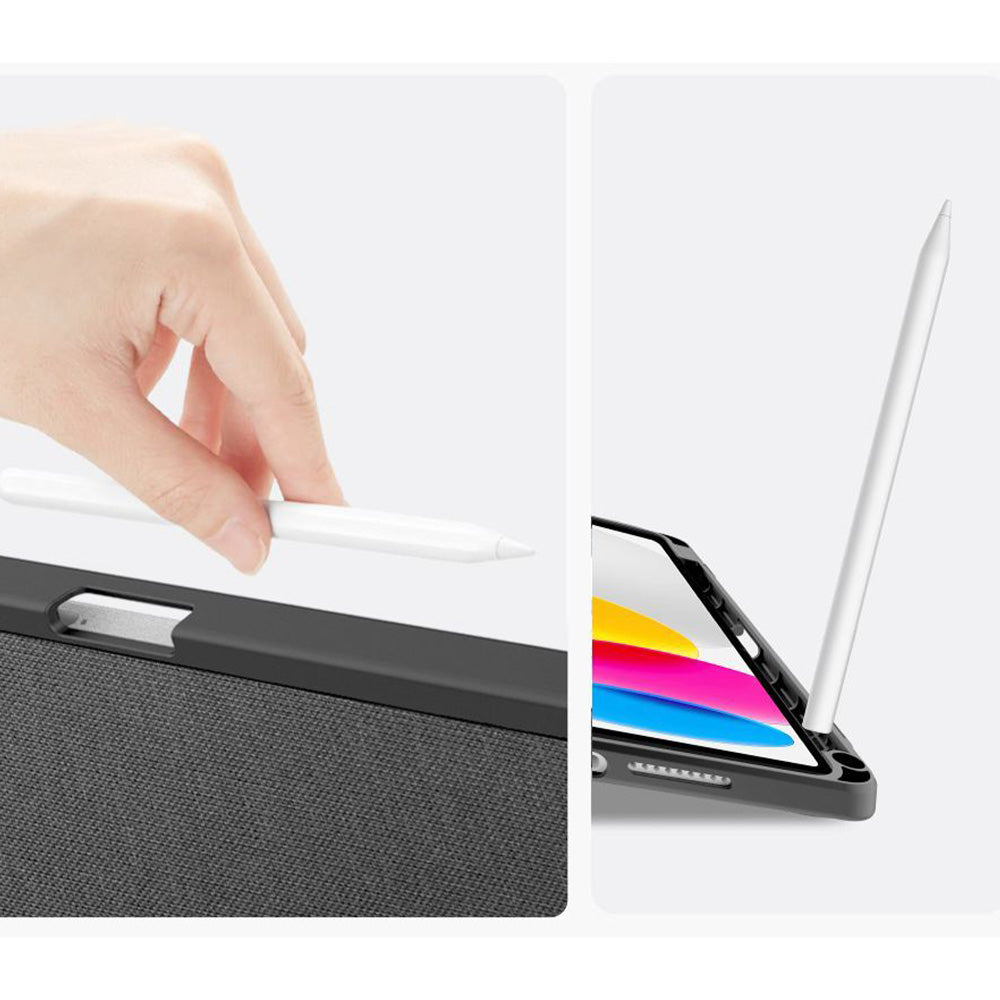 Schutzhülle für iPad 11 / 10 gen. 2025 / 2022, Tech-Protect SC Pen Canvas, Schwarz-Grau