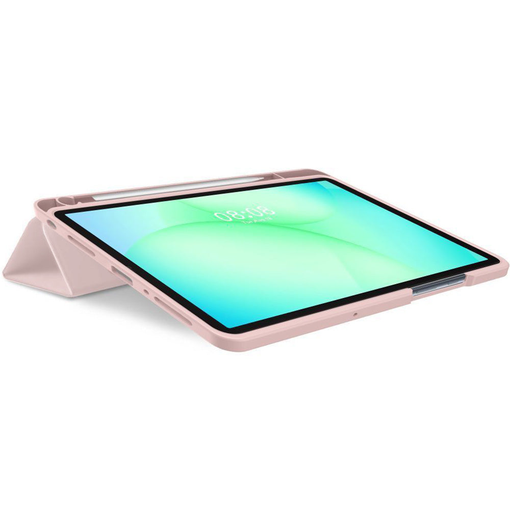Schutzhülle mit Klappe für Galaxy Tab A11 Plus / A9 Plus, Tech-Protect SC Pen, Rosa