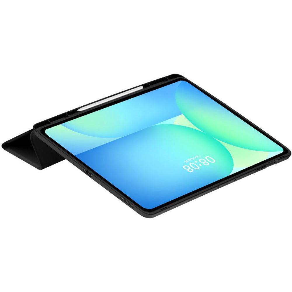 Schutzhülle mit Klappe für Galaxy Tab S10 FE Plus, Tech-Protect SC Pen, Schwarz