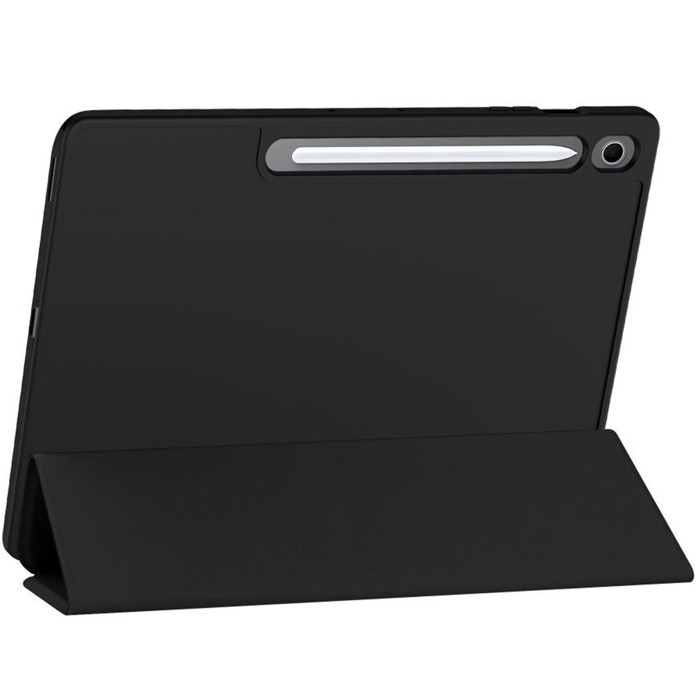 Schutzhülle mit Klappe für Galaxy Tab S10 FE Plus, Tech-Protect SC Pen, Schwarz