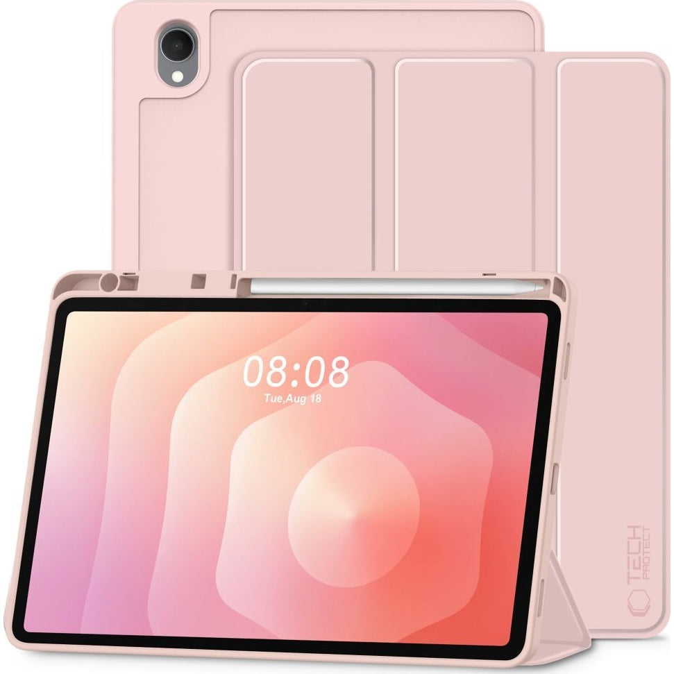 Schutzhülle mit Klappe für Galaxy Tab S11 11", Tech-Protect SC Pen, Rosa